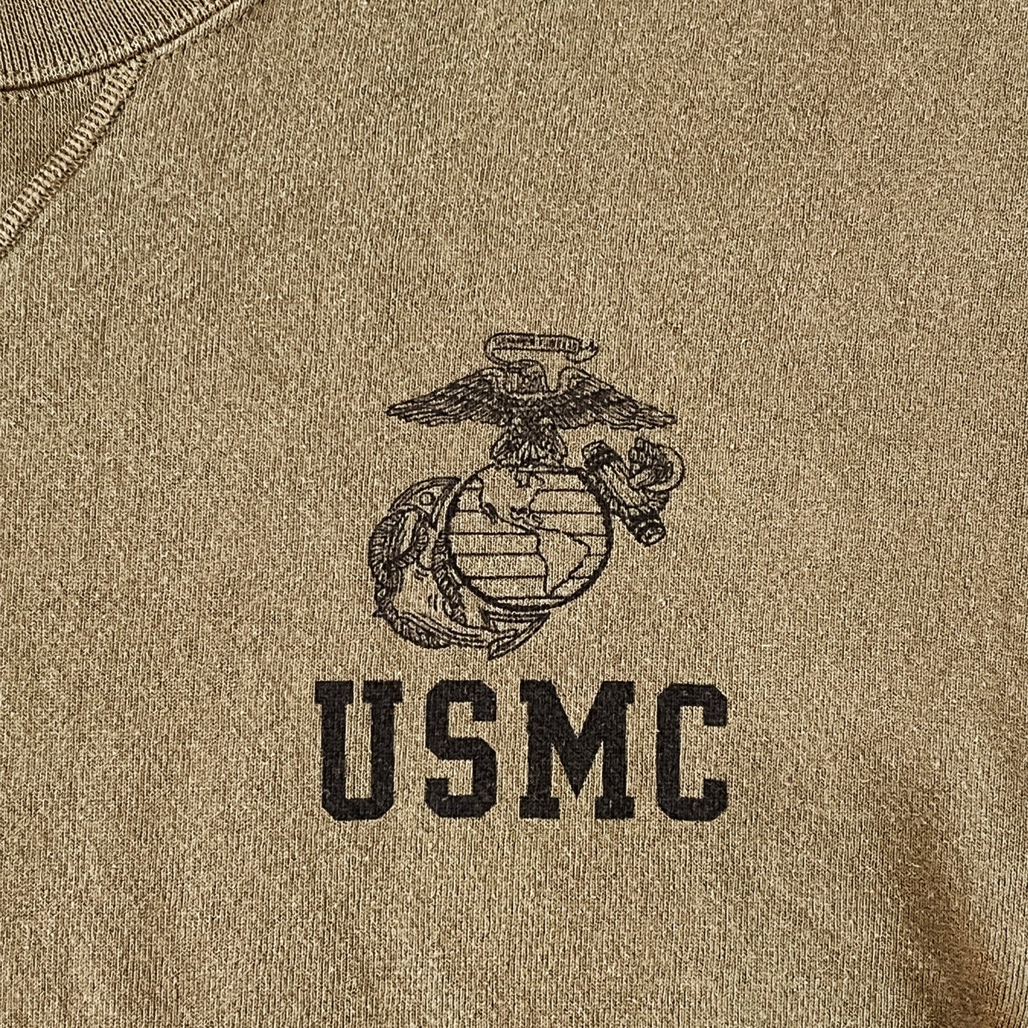 1990s - USMC Cropped Warm Up Sweatshirt