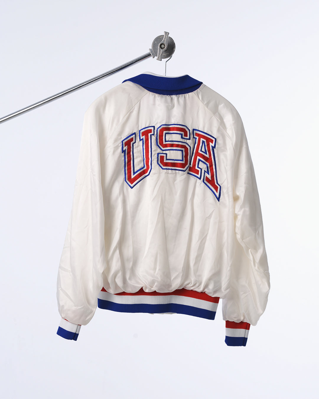 1992 USA Olympics White Windbreaker - Size M