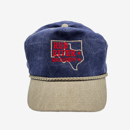 1990s - Red River Machinery Denim Snapback