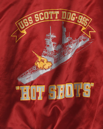 1980s Swingster USS Scott "Hot Shots" Bomber Jacket - Size L