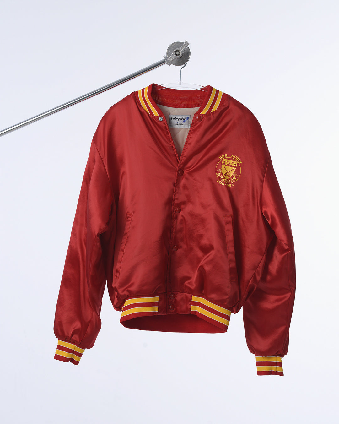 1980s Swingster USS Scott “Hot Shots” Bomber Jacket - Size L